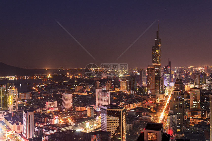 南京夜景高清圖片下載-正版圖片501610689